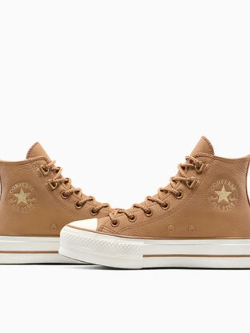 Converse Chuck Taylor All Star Lift Platform Glam Leather Sneakers-Incensed/Egre - Picture 2 of 13